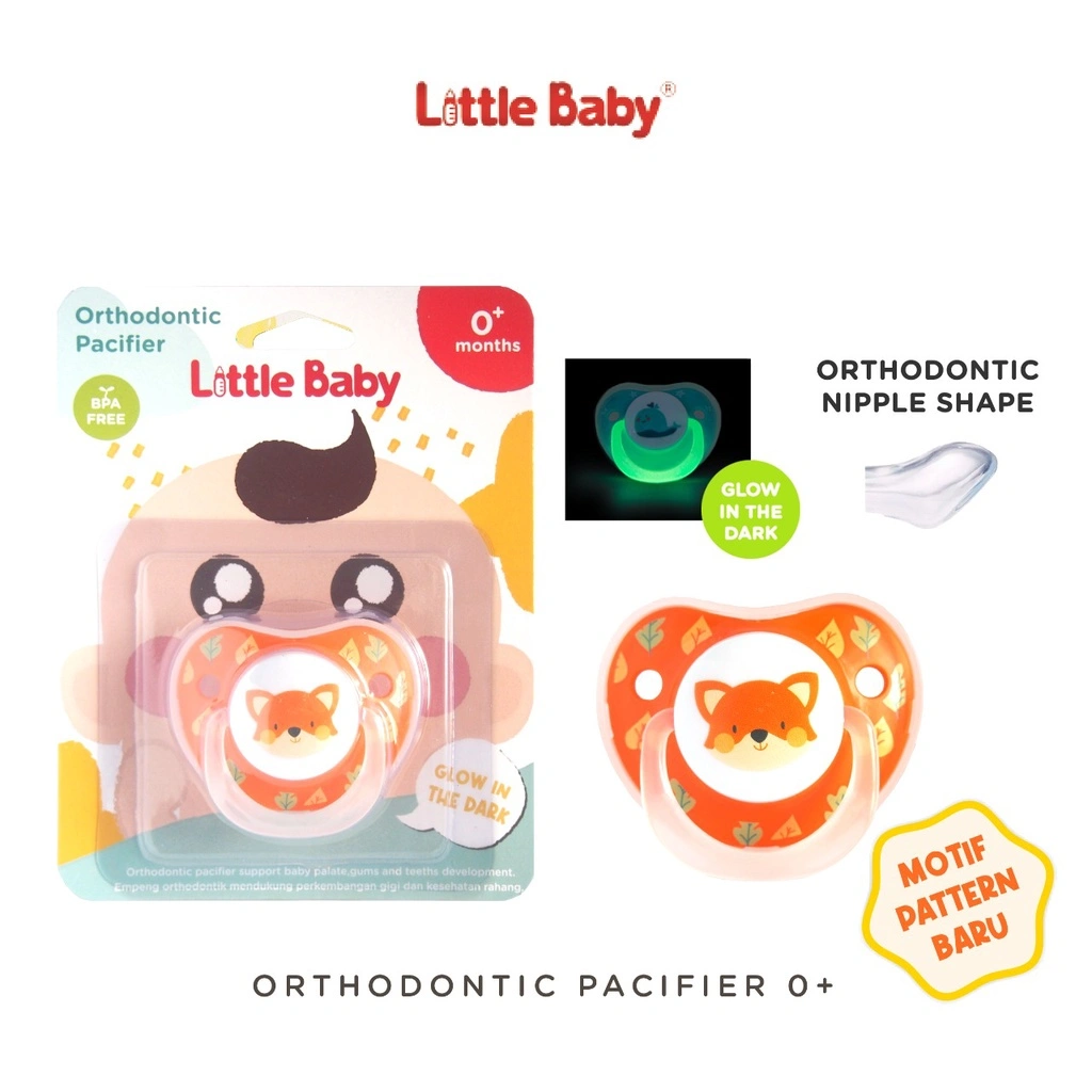 Little Baby - Othodontic Pacifier Empeng Orthodontic Pipih 0+