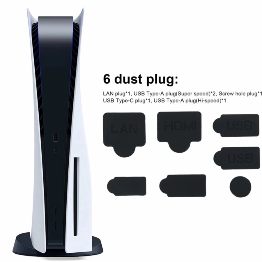 Penutup Lubang Port Anti Debu PS5 - Dust Plug PS 5 Playstation 5