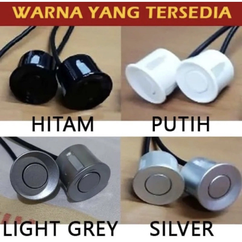 mata sensor parkir mundur universal per pcs / titik sensor parkir mundur universal per pcs