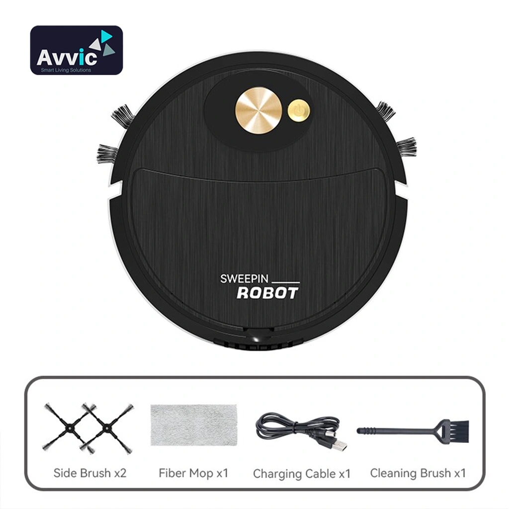 Avvic x Vacum Cleaner Robot Mini 8088 Pembersih Lantai Smart Sweeping Robot Vacuum Cleaner Automatic