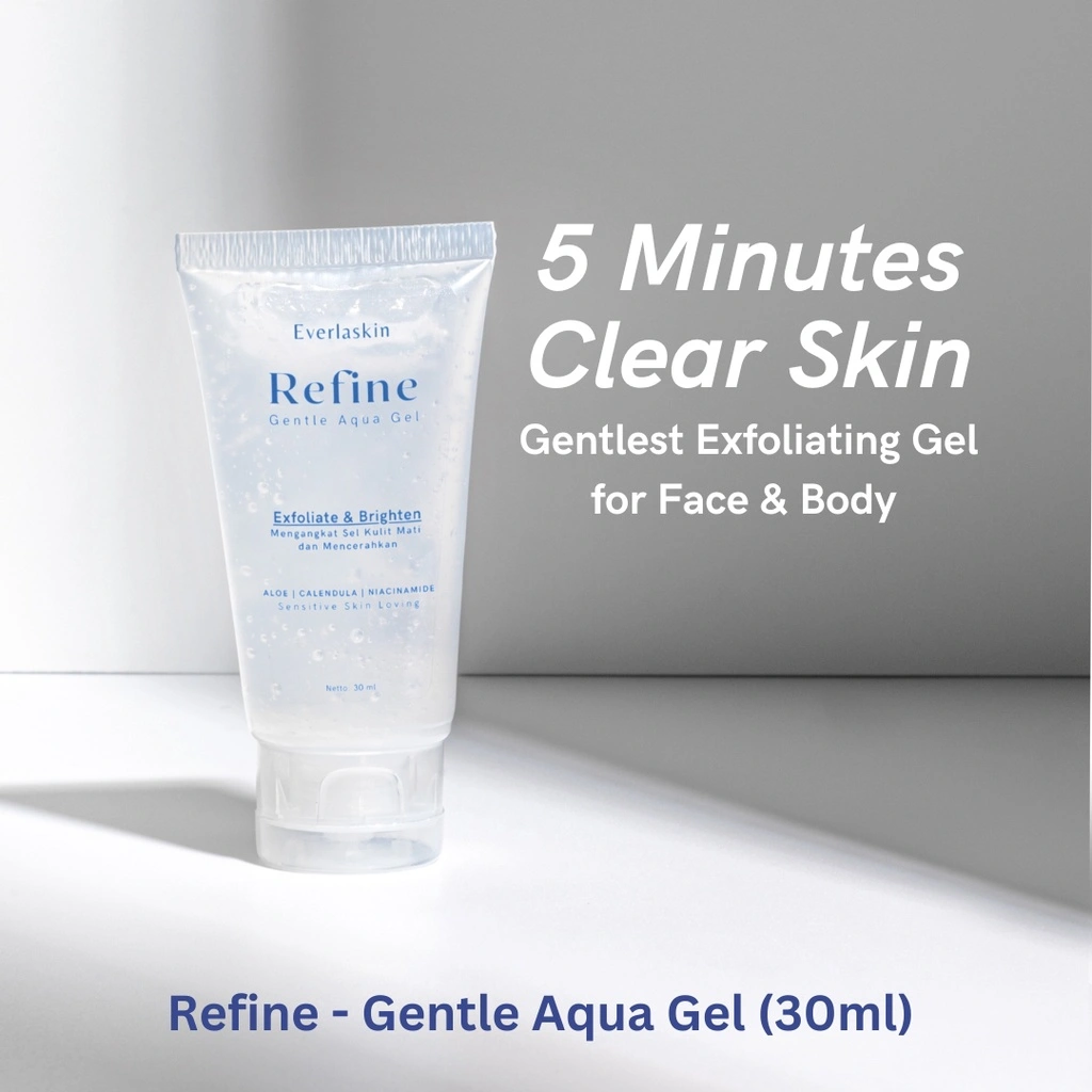 Everlaskin Refine Gentle Aqua Gel [30ml] | Face Body Exfoliating Gel