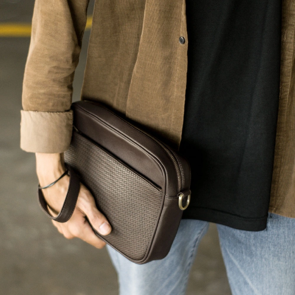 SALFORD Brown Clutch Handbag Slingbag Tas selempang Pria Cowok Premium Original from The Daily Smith