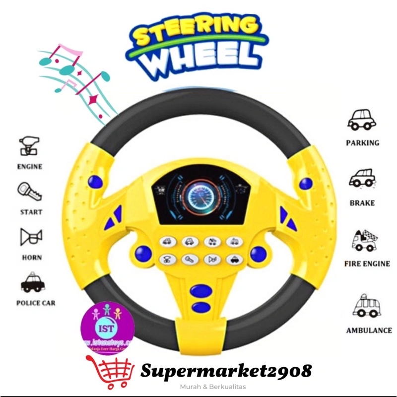 Mainan Setir Mobil - Mainan Stir Mobil Steering Wheel Mainan Setir Mobil - Mainan Stir Mobil