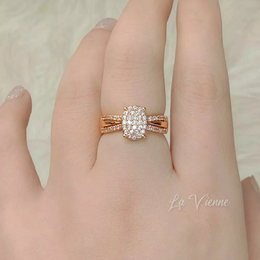 La Vienne - Abella - Cincin Titanium Wanita Anti Karat - Perhiasan Perempuan Mewah Elegan