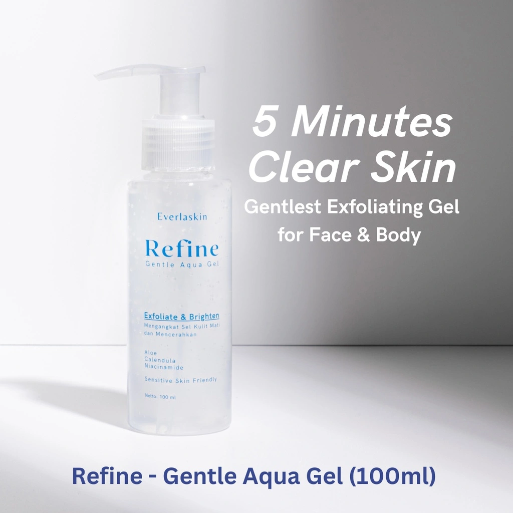 Everlaskin Refine Gentle Aqua Gel [100ml] | Face Body Exfoliating Gel