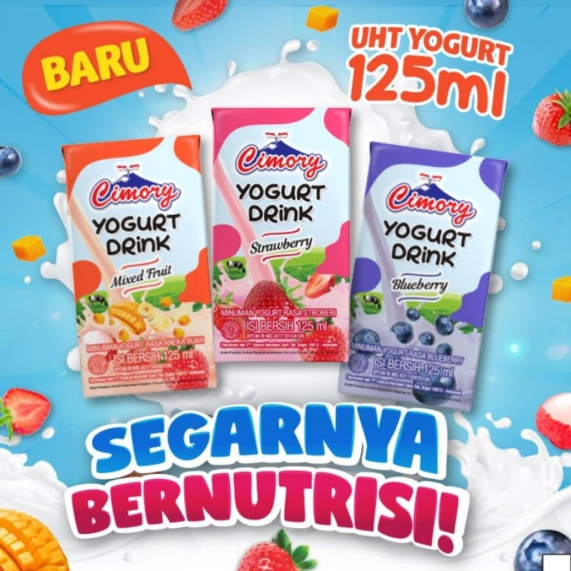 1 DUS CIMORY YOGURT DRINK 125ML 1 KARDUS ISI 40 SAMEDAY INSTANT