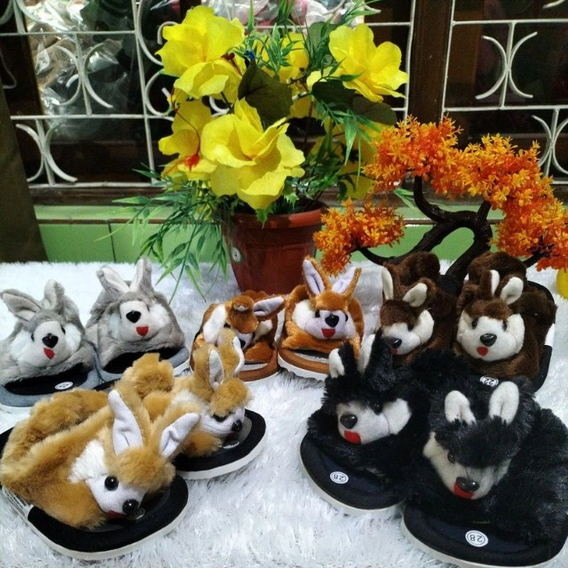 JB-Sandal Baby Bulu boneka kelinci 6 sampai 24 bln