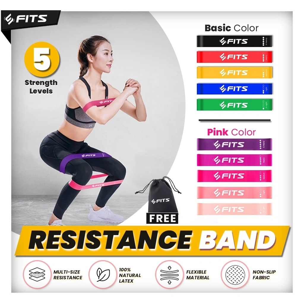 SFIDN FITS Resistance Band Yoga / Olahraga / Senam / Aerobic
