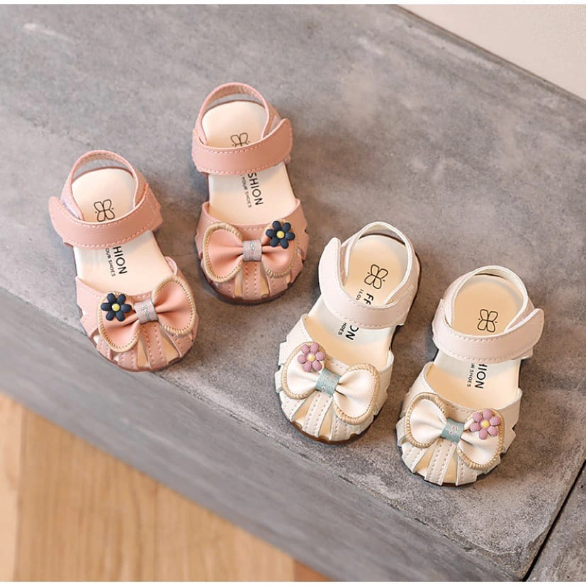 Sepatu Sandal Flat Anak/ Sepatu Sandal Anak Perempuan/ Sepatu Bayi IMPORT SP7/ Sepatu Anak Pita Lucu