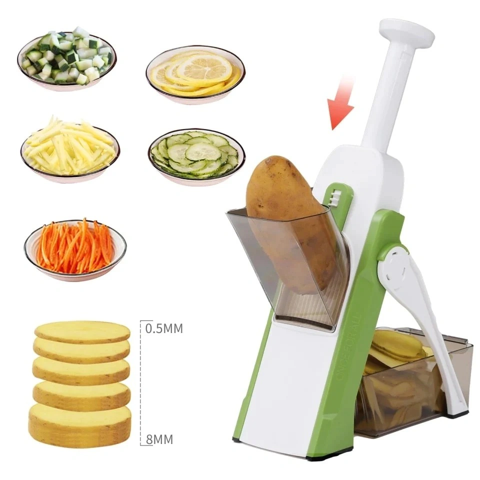 Spring Slicer / Peeler Serbaguna Portable - Pemotong Sayur Multifungsi Serbaguna Multifunctional Vegetable Cutter / Alat Pengiris Pemotong Parutan Sayur Buah Kentang Multifungsi, SHENAR - LEMARIMAJUJAYA