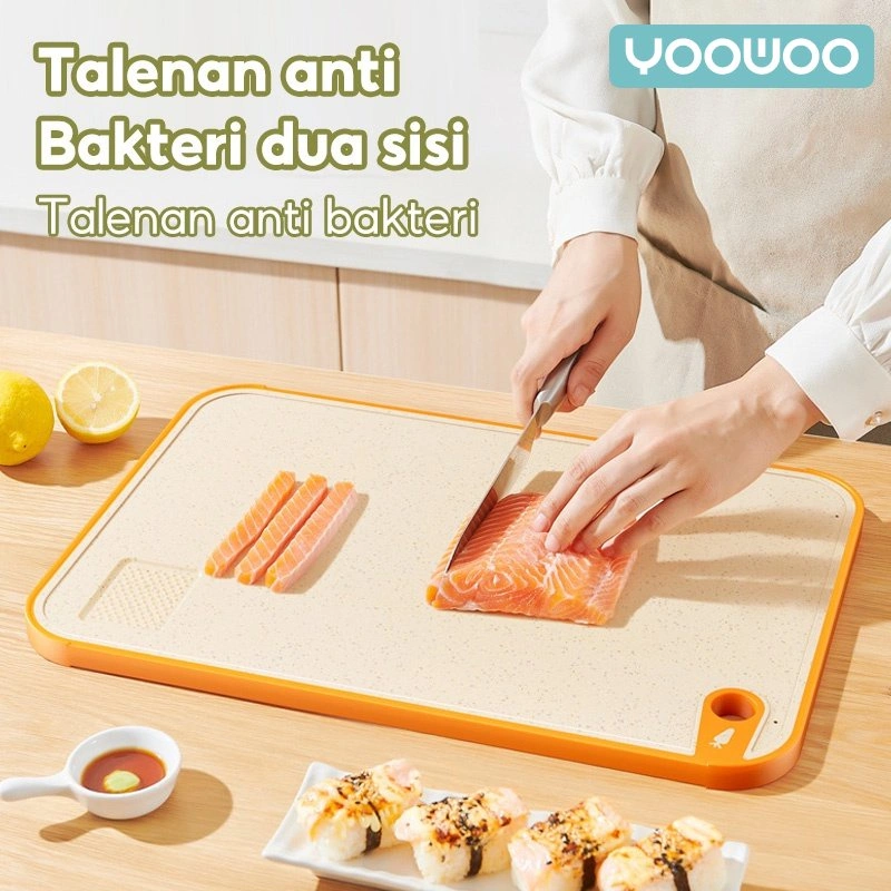 YooWoo Talenan 2 sisi / Talenan anti bakteri / talenan anti jamur / talenan daging