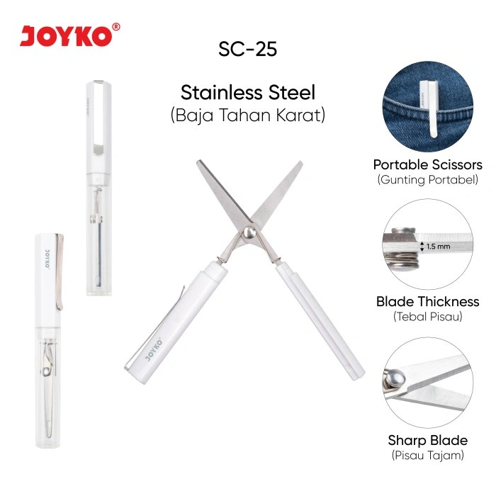 Gunting Portable Scissors Joyko SC-25