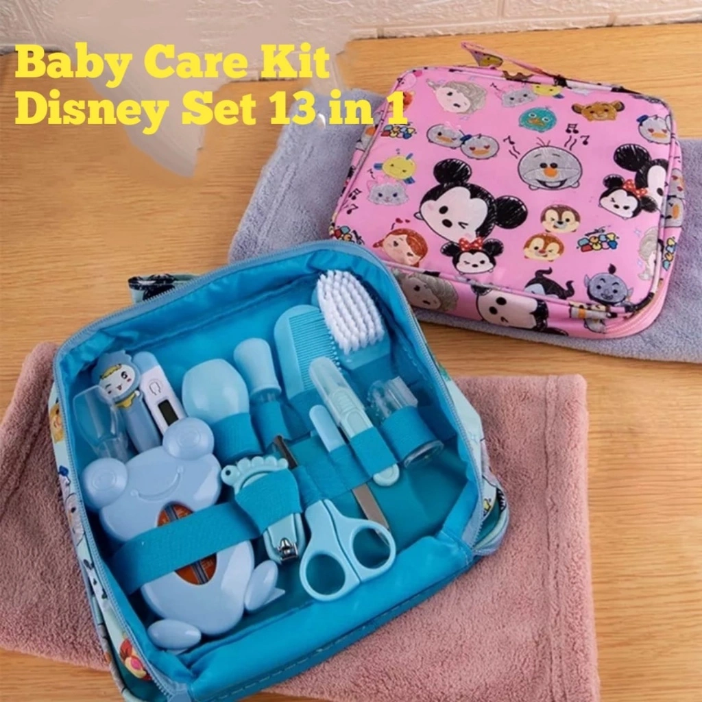 Baby Care Kit 13PCS/10PCS Gunting Kuku Bayi Peralatan Perawatan Bayi Baru Lahir Kado Health Care Thermometer Peralatan Kebersihan Bayi Baby Health Grooming Kit