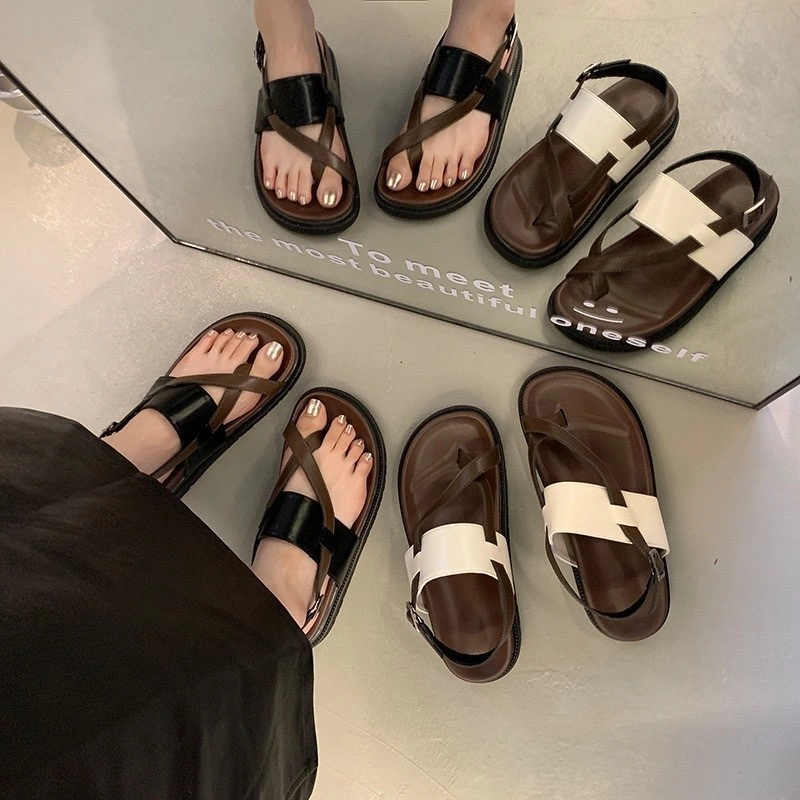 [COZY] Dona Sandal Modis Roma Retro Wanita Sandal Kasual Fashion Terbaru