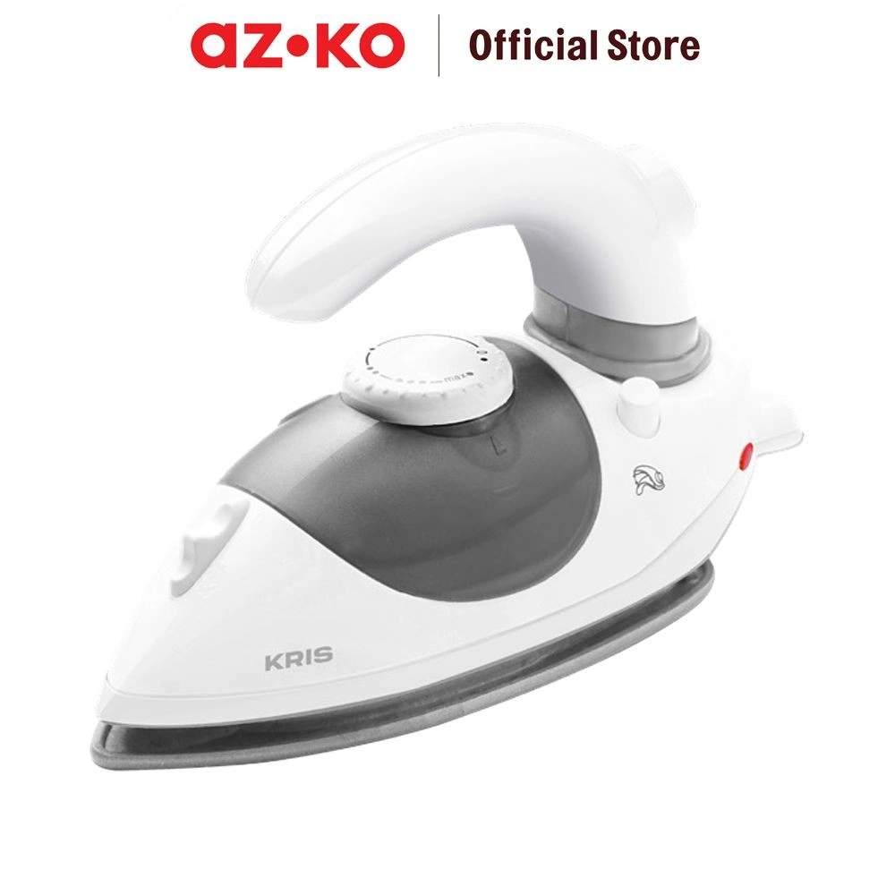AZKO Kris Setrika Uap Portabel 1100 watt - Putih/Abu-Abu Steamer Steam Iron Elektronik Rumah  Setrikaan Pakaian Uap Panas