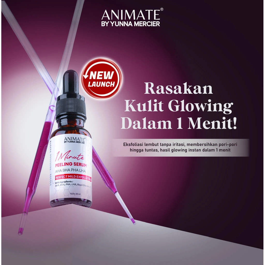 Animate 1 Minute Peeling Serum AHA BHA PHA LHA 20 ml