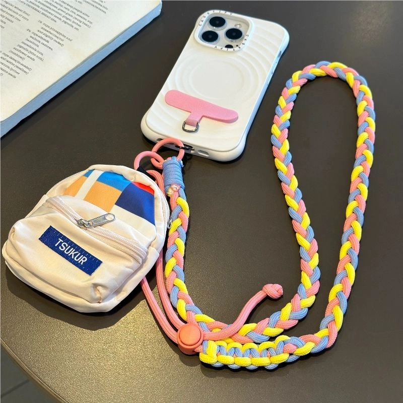 Cocok untuk HP iPhone Samsung Redmi OPPO VIVO Realme POCO Infinix Universal, lanyard casing telepon