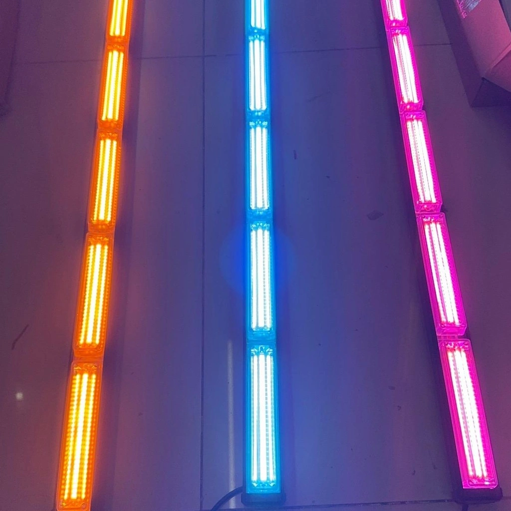 Lampu Rotator Truk 12-24 Volt Lampu Atas Truk Bis Lampu Peringatan Lampu Panel RGB