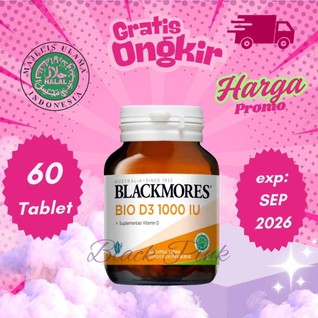 BLACKMORES BIO D3 1000iu  VITAMIN D 1000iu 60 TABLET