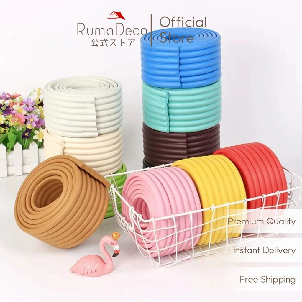 [ RUMADECO ] Pelindung Sudut Meja 2 Meter Siku 2M ROLL Baby Safety Protector Pengaman Bayi