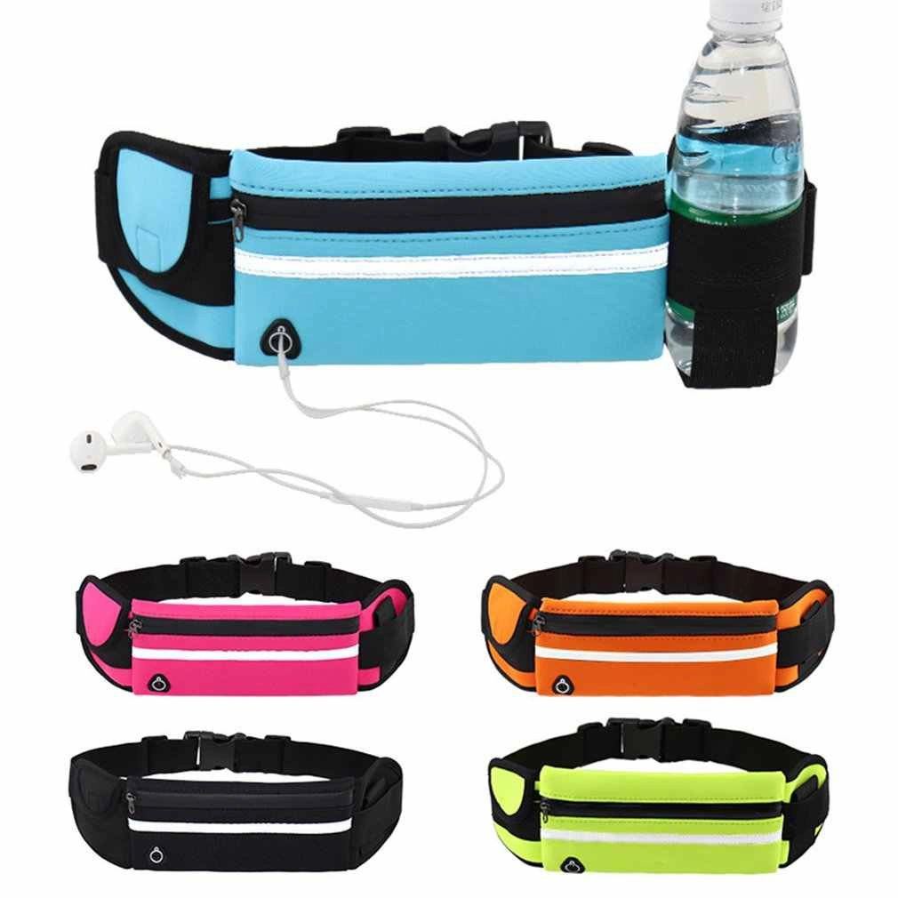 Tas Lari Pinggang Olahraga Waterproof 1 Kantong Jogging / Running Bag / Waist Bag Belt [HSOF]