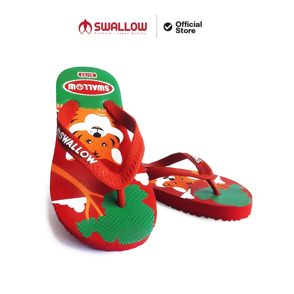 Sandal Swallow Modern - Animal Kids Cute Character [Color Collection]. Sandal jepit anak Original Swallow Kids