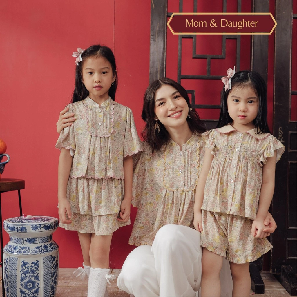 Harlow Kids - Celestial Set For Kids/ One Set Anak Perempuan/ One Set Baby /Setelan Anak/ One Set Travel Anak/ One Set Holiday/ Pakaian Santai / One Set Kekinian