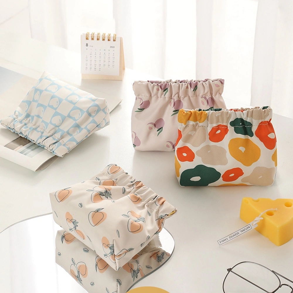 Tas Kosmetik Penyimpanan Kosmetik Pouch Mini Dompet Kecil Serbaguna