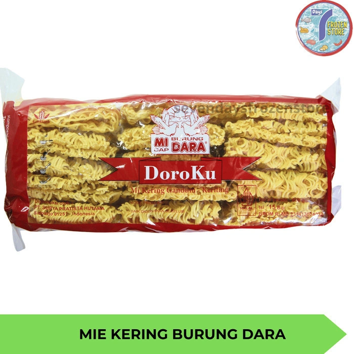 Mie Kering Keriting Doroku | Mi Cap Burung Dara 600 Gr