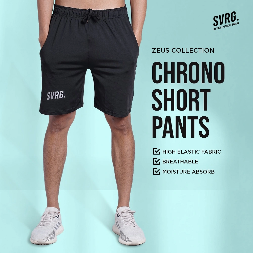 SVRG Chrono Short Pants - Celana Pendek Olahraga Pria - Running Gym
