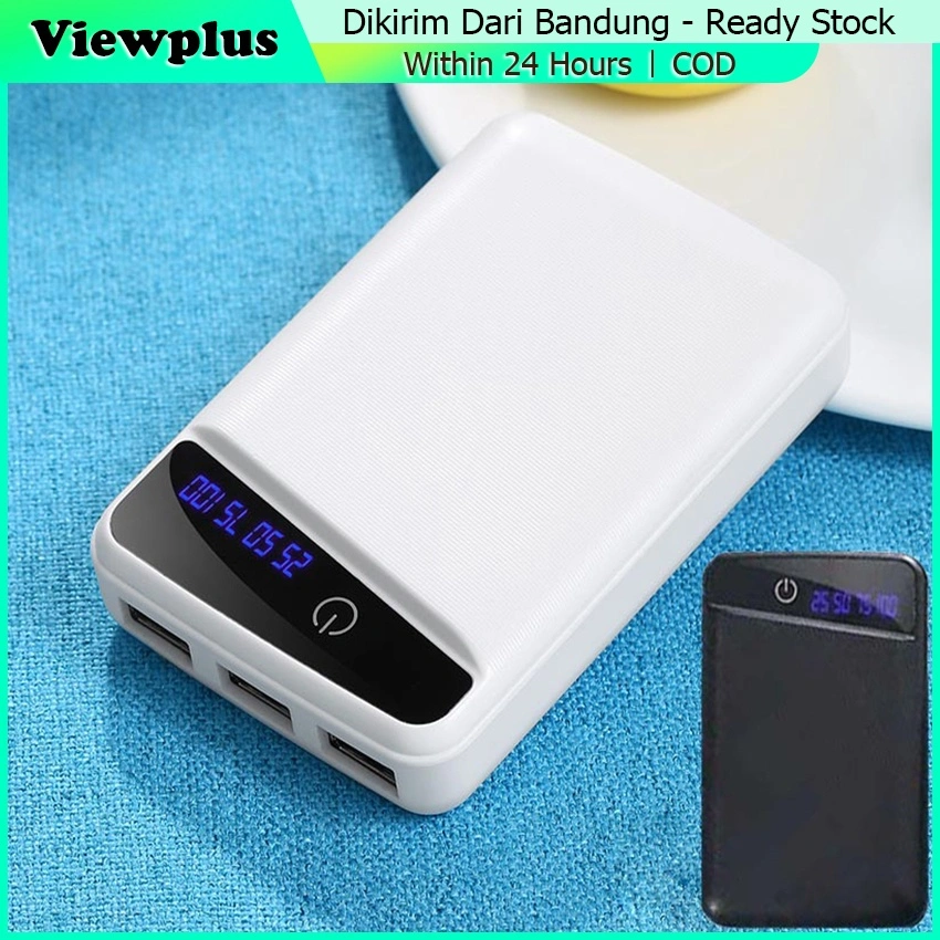 DIY Modul Casing Power Bank 3x18650 LCD Display 3 Port Usb / DIY Modul Case Power Bank Powerbank Case Power Case Casing Powerbank / DIY Powerbank Case Power Case