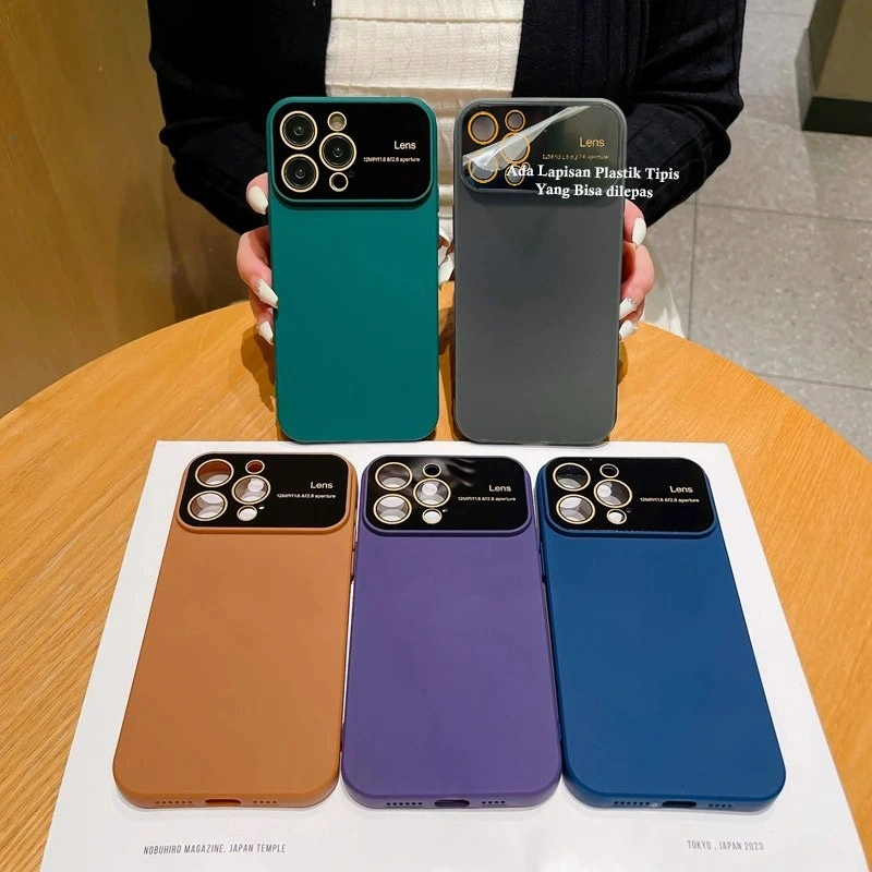 CASE MACARON BIG LENS REALME 11 10 9 i 5 5i 5S 2 PRO C55 C53 C51S C51 C35 C33 C31 C30 C25Y C21Y C25 C20 C12 C11 C2 C1 A1K A3S NARZO N53 50A PRIME 50i PRIME