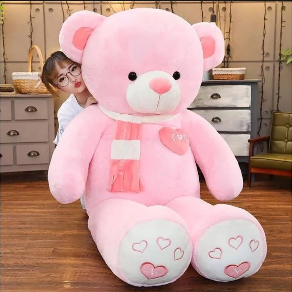 Boneka teddy bear plufyy boneka beruang jumbo 1,2 boneka beruang besar boneka 1,5 meter boneka 3 meter boneka bear besar teddy bear besar boneka bear jumbo boneka 1 meter