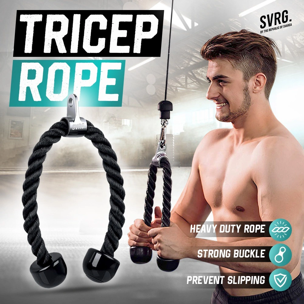 SVRG Tricep Rope - Tali Pull Down - Latihan Otot Trisep