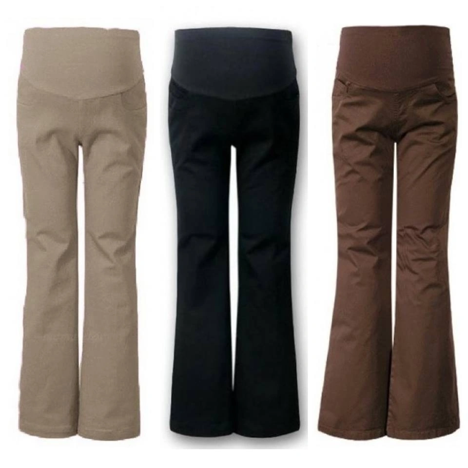 CC - Celana Cutbray Hamil Kerja BootCut Katun Poplin -  Celana Hamil Elizabeth Office Pregnant Pants Standart dan Jumbo / Cemil Cutbray