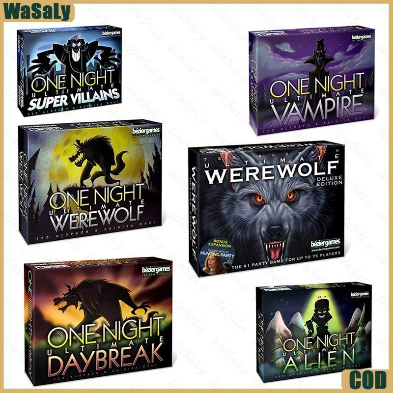 Permainan Kartu Serigala Serigala Satu Malam Terakhir Ultimate Werewolf board game Mainan permainan papan Deluxe Edition