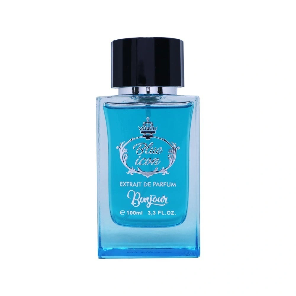 Bonjour Blue Icon Extrait De Parfum Pour Homme 100 ML Parfum Pria Wangi Woody Lama