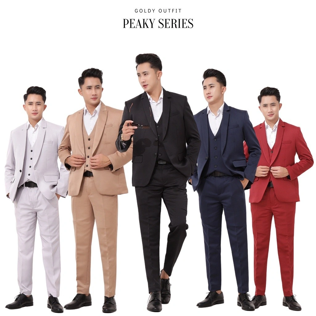 Goldy Outfit Setelan Jas Celana & Rompi  - Peaky Series