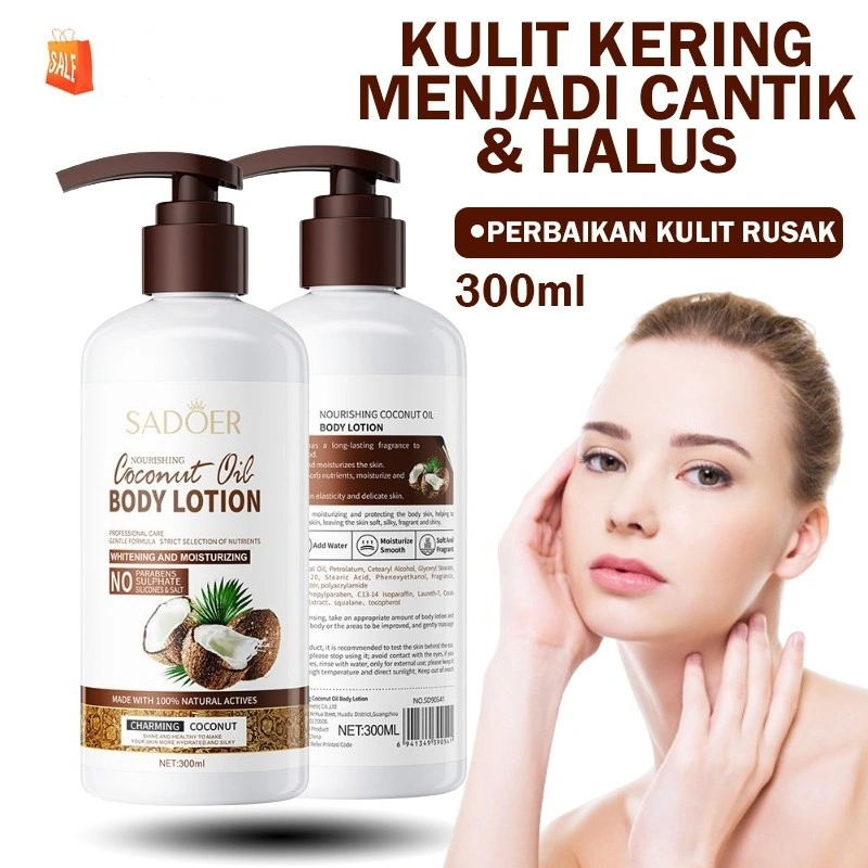 SADOER Body Lotion Hydrating 300g Memutihkan / Moisturizing / Pelembab Kulit Melembabkan Mencerahkan