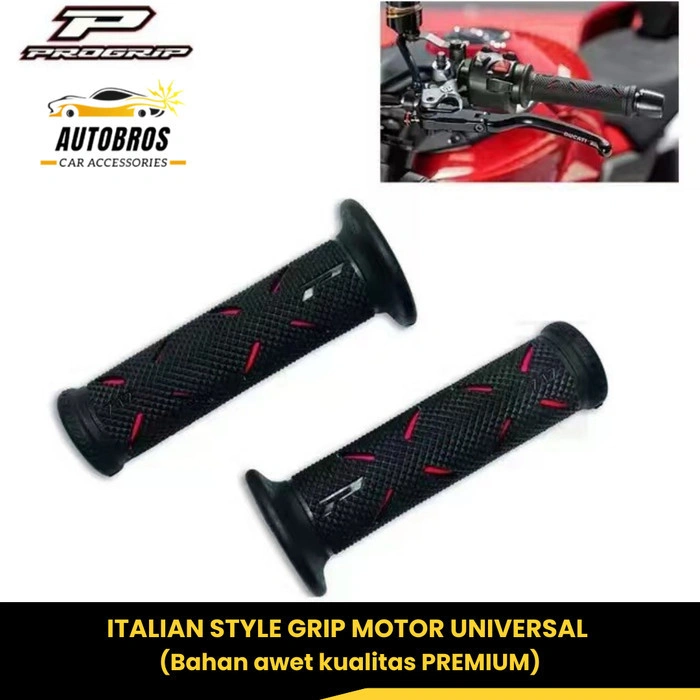 Grip Motor Italian Style Motorcycle 717 Marquez MotoGP Handle Pegangan PREMIUM Universal by AutoBros