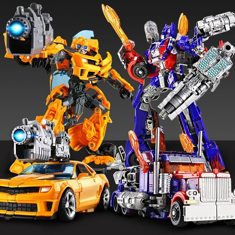 Robot Transformer Optimus Primer Bisa berubah jadi mobil Mainan Robot Transformers Deformation Robot Mainan Robot Transformers Optimus Prime Figure Transformers