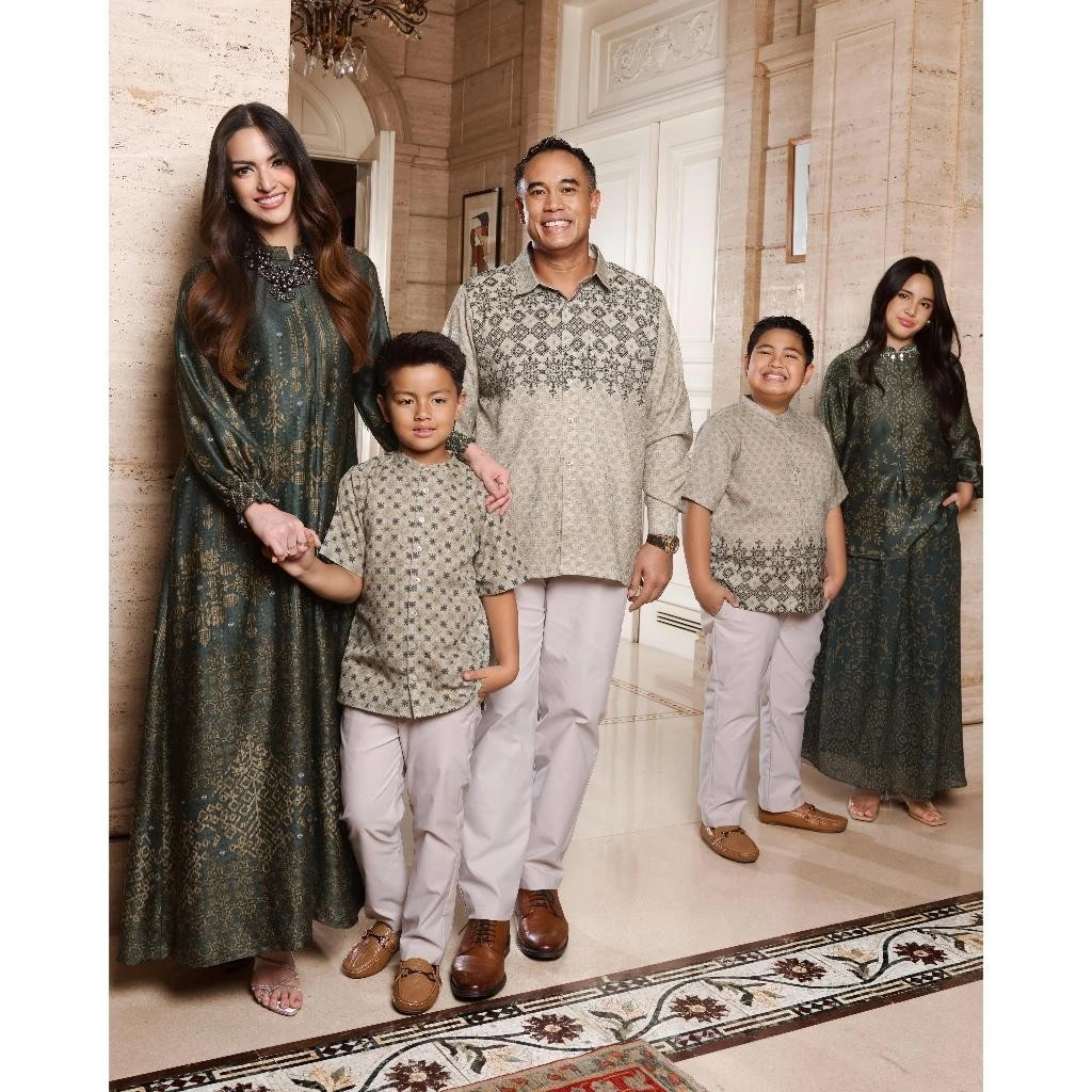 Geulis.id MAHADEVA SERIES EMERALD / FAMILY SET / SARIMBIT KELUARGA