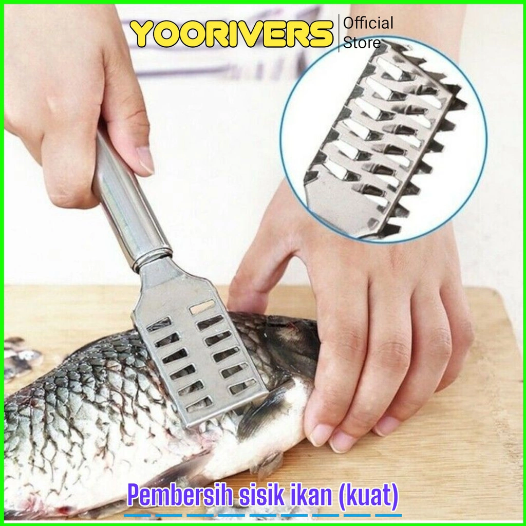 PEELER Sisik Ikan Pembersih Sisik Ikan Alat Kupas Sisik Ikan - Parutan Pengupas Sisik Ikan