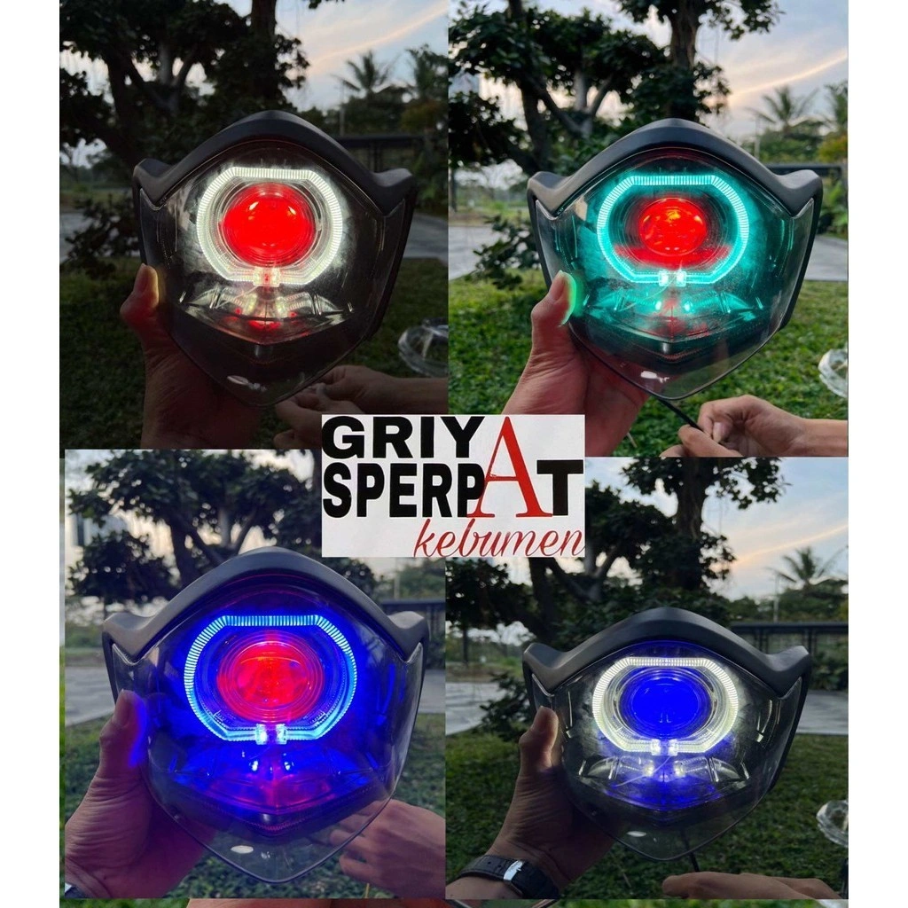 REFLEKTOR LAMPU DEPAN LED VIXION OLD 2010-2012 BILED LED