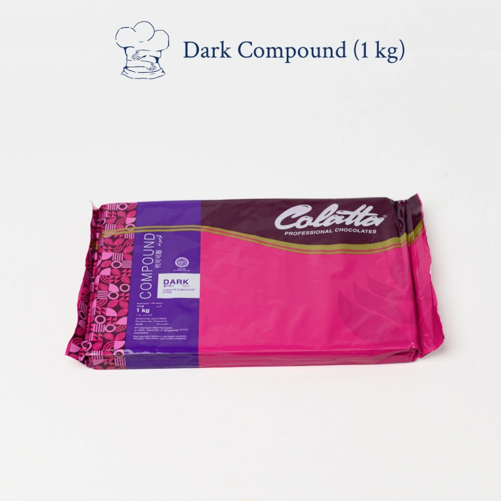Colatta Dark Compound 5Kg – Coklat Batangan Premium untuk Baking [ED 05/2026] (Cokelat Collata Dark)