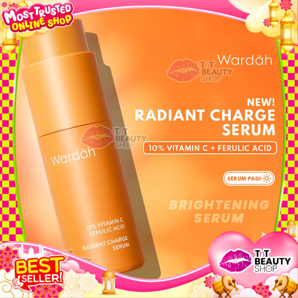 Wardah 10% Vitamin C Ferulic Acid Radiant Charge Serum 20 ml | TnT Beauty Shop