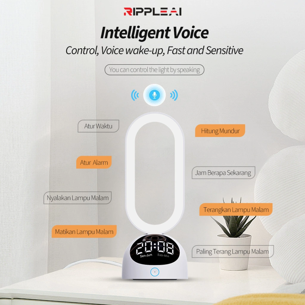 NUKI Ripple AI RET Smart Voice Control Desktop Lamp
