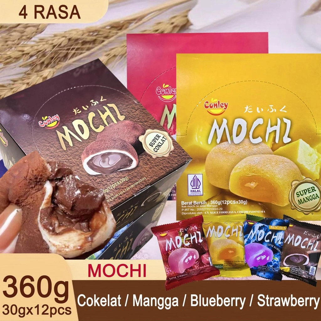 COD SUPER Mochi 12pcs Aneka Rasa – Kue Mochi Daifuku Lembut Kenyal Premium, Camilan Anak & Dewasa, Snack Sehat Simpan Suhu Ruang, Hadiah Imut untuk Sahabat & Keluarga, Mochi Jepang Favorit Terbaru 2025, Pack Mini Lezat & Praktis Siap Santai