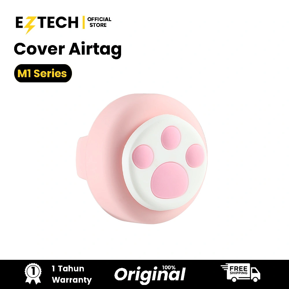 [ COVER KHUSUS M1 ] EZTECH Airtag Cover Silikon Smart Tag M1 iOS Support Only WaterProof | Smart Tracker | Pelacak Lokasi GPS | Air Tag | AirTag  FInd My[ EZTECH]