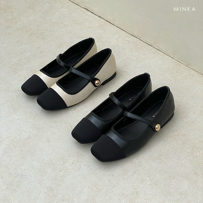 MINKA KIM Mary Jane Flats